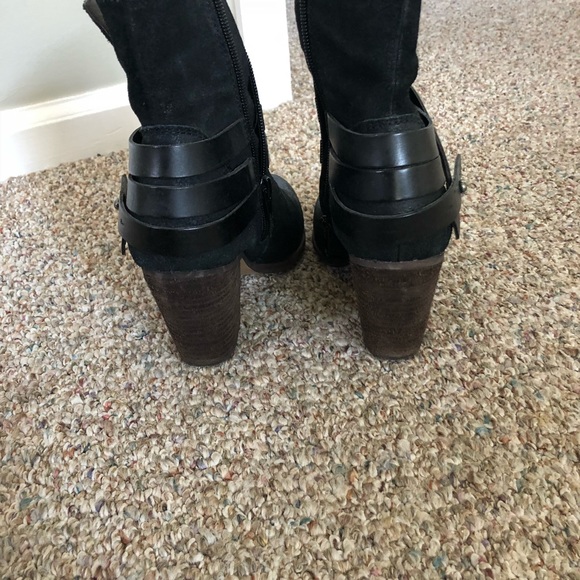 Black size 6 Aldo heeled booties - Picture 4 of 7
